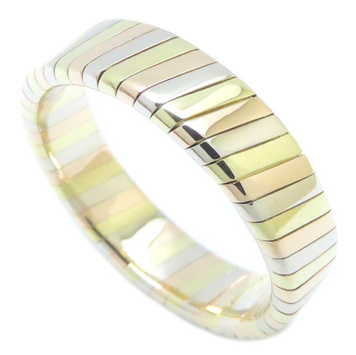 BVLGARI ブルガリ トゥボガス リング 指輪 11号 K18スリーカラー  