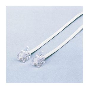 まとめ エレコム スリムモジュラケーブル 白 MJ-3WH