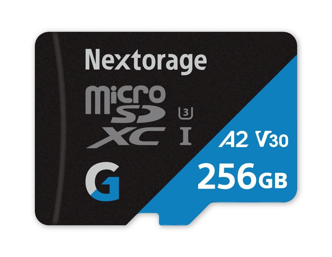 Nextorage ネクストレージ メーカー 256GB microSDXC UHS-I U3 V30 A2 メモリーカード Gシリーズ Switch スイッチ 動作検証済み SDアダプター付き ファイル復元ソフト付属 読み出し最大100MB s 書き…