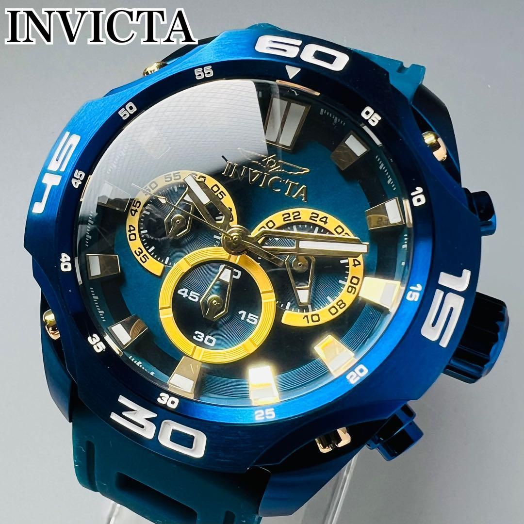 INVICTA インビクタ 腕時計 メンズ ブルー 新品 クォーツ 電池式