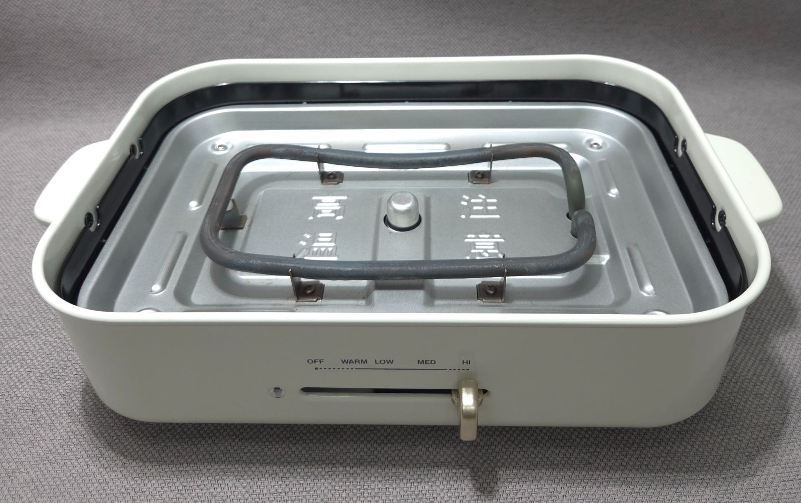 BRUNOコンパクトホットプレート セラミックコート鍋セット白