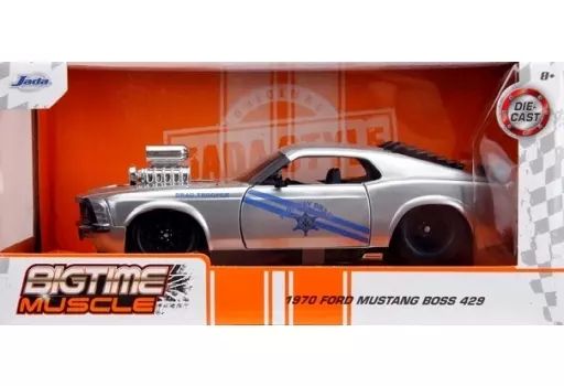 中古】ミニカー 1/24 1970 フォード マスタング ボス 429(シルバー