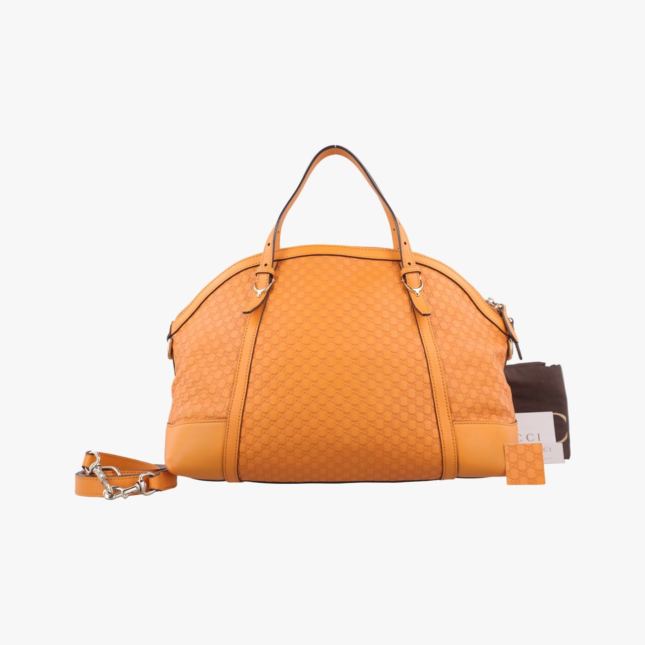 グッチGucciマイクログッチシマオレンジレザー309614G015696326