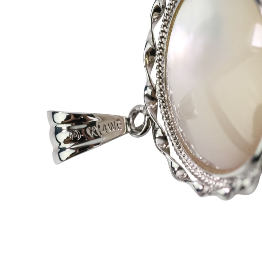 TASAKI 田崎真珠　マベパール　ネックレストップ チャーム　S刻印 TASAKI 田崎真珠 マベパール ネックレストップ チャーム S刻印