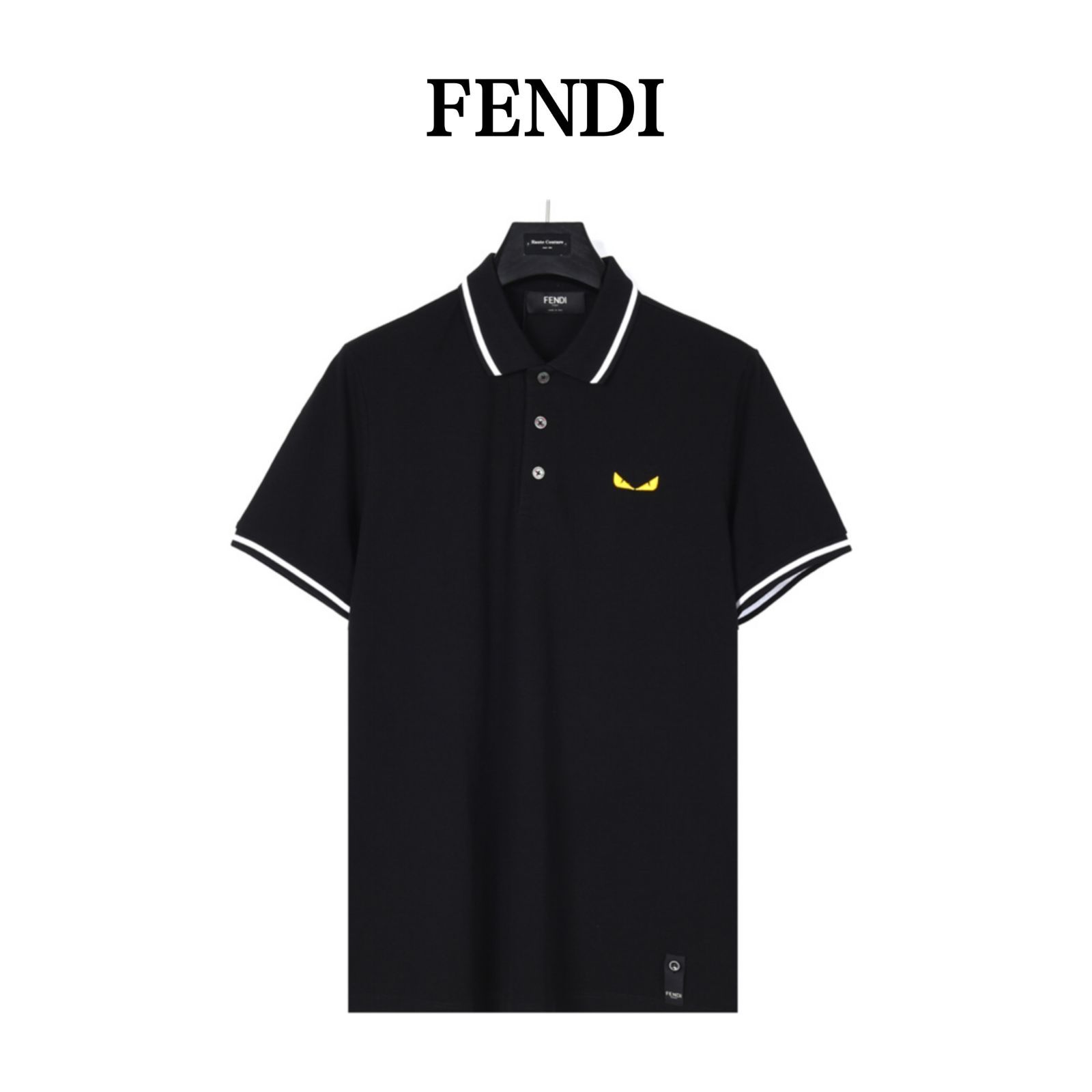 FENDI (フェンディ)モンスターアイズ刺繍ポロシャツ | 日本人
