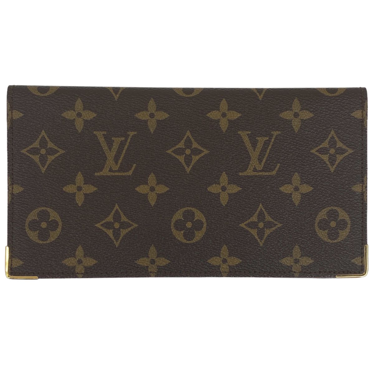ルイ・ヴィトン Louis Vuitton ポルト シェキエ ダブル 二つ折り 長 