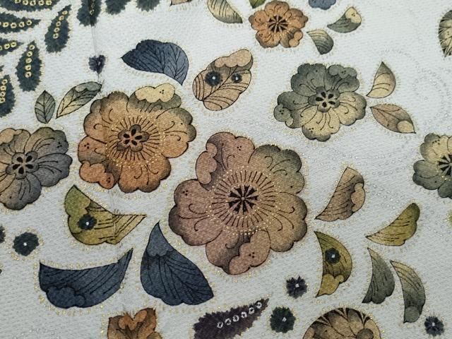 平和屋着物○訪問着 江戸解き文様 金銀彩 正絹 逸品 AAAZ4786ck 平和屋