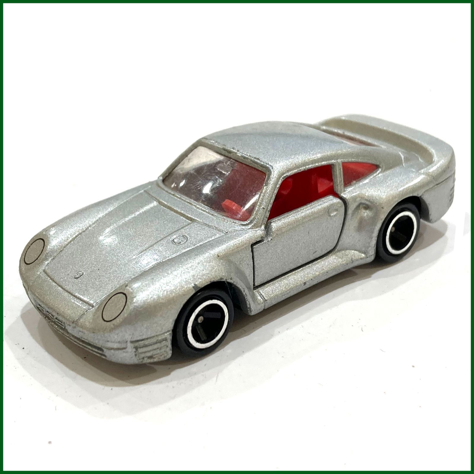 トミカ 赤箱 No.120 ポルシェ 959 銀色 1988年 日本製 希少