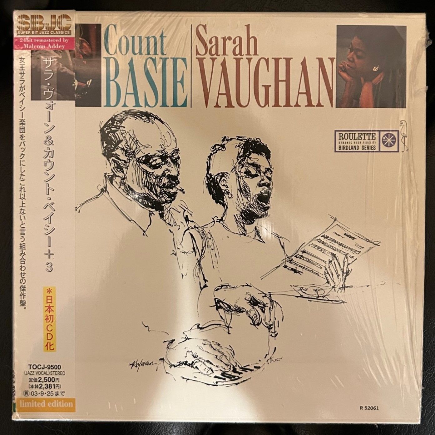 廃盤紙ジャケCD】サラ・ヴォーン 「サラ・ヴォーン & カウント 