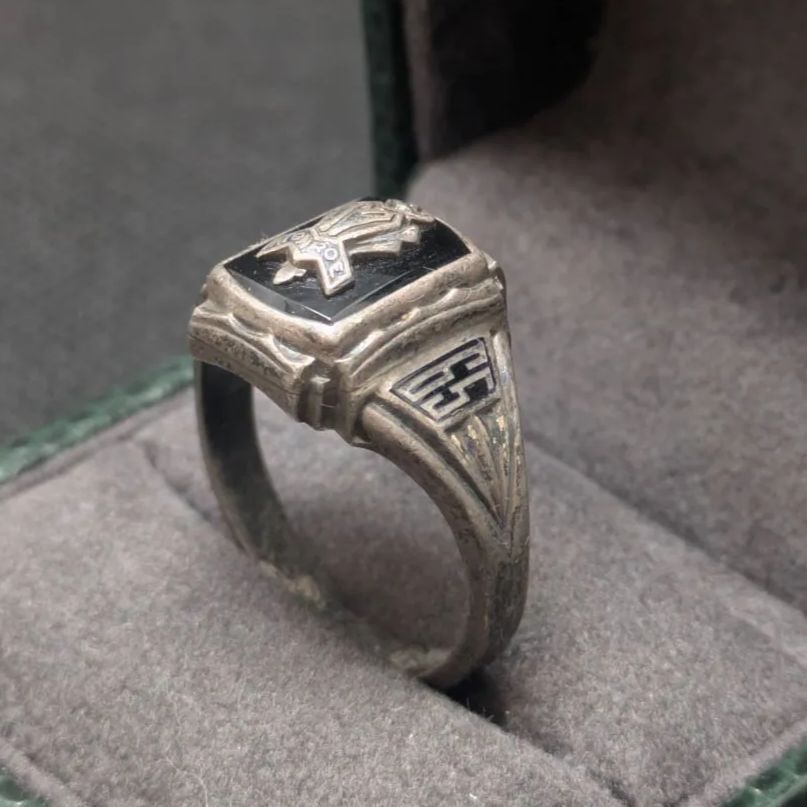 JOSTENS 1965年 カレッジリング 「M」 スターリングシルバー925 JOSTENS 1965年 カレッジリング 「M」 スターリングシルバー925