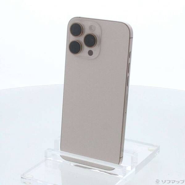 〔 品〕 iPhone 16 Pro Max 256 GB デザートチタニウム MYWJ 3 J A SIMフリー 251