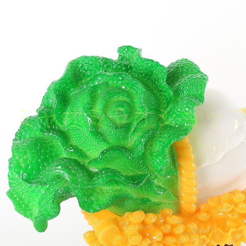 【最新の】 白菜 伝統 工芸品 富飾り はくさい 置物 樹脂製 厄除 開運 幸運 財運 金運 安産祈願 無病息災 子宝 健康運 リビング インテリア 玄関 オフィス 幸運 長寿 縁起物 魔除け