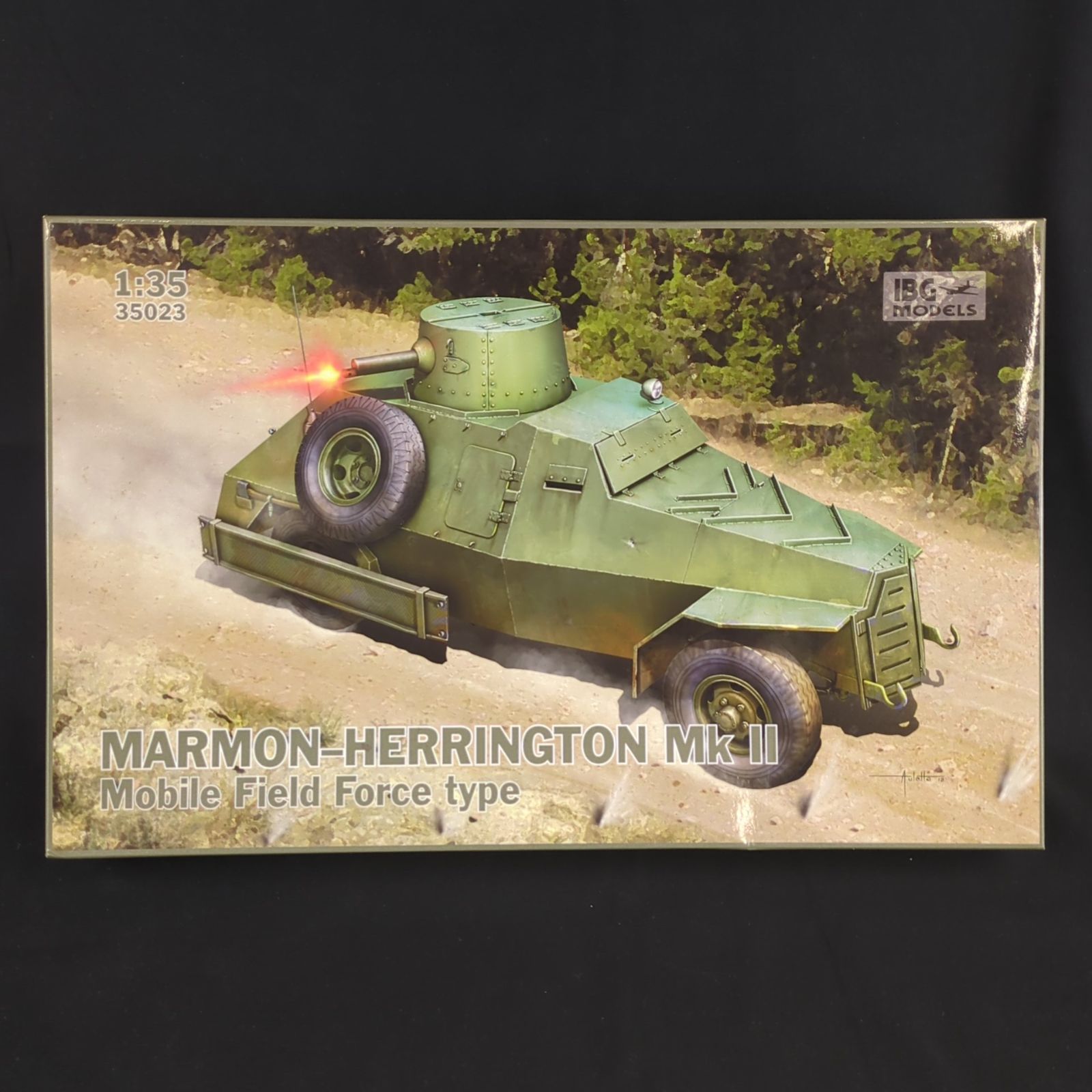 輸入キット IBG MODELS 35023 1|35 Marmon-Herrington Mk.II Mobile Field Force type 南アフリカ マーモンへリントンMkⅡ 四輪駆動装甲車