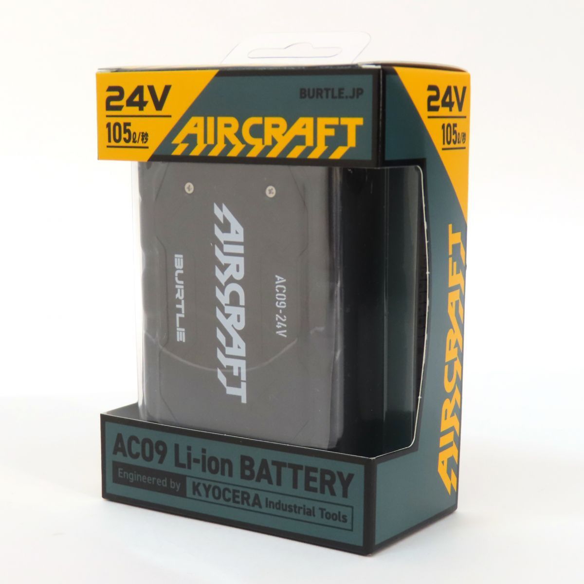 未使用 BURTLE リチウムイオンバッテリー AC09 24V マットブラック