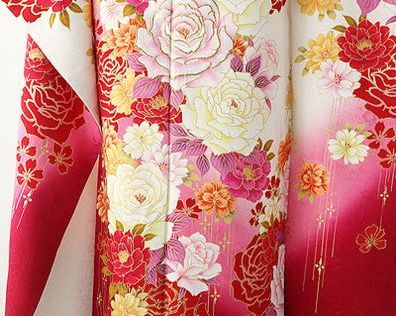 振袖 身長157-172cm 白 wh-037 振袖 身長157-172cm 白 wh-037（振袖レンタル（ホワイト ピンク