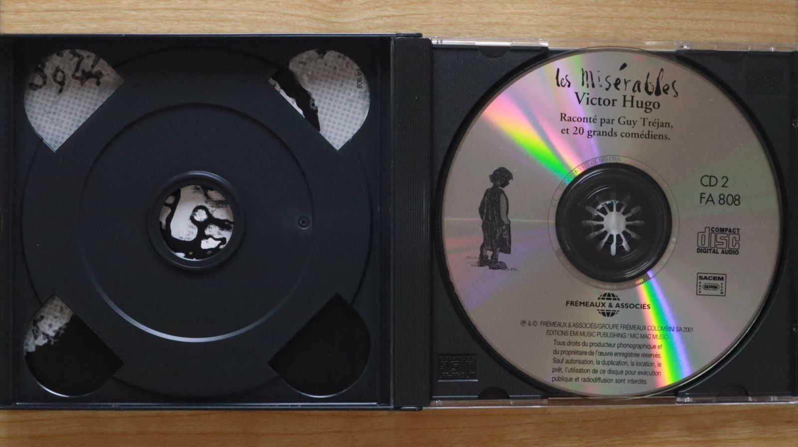 中古CD☆ヴィクトル・ユーゴー/□ Les Miserables 【FA808 中古CD☆ヴィクトル・ユーゴー/□ Les Miserables 【FA808