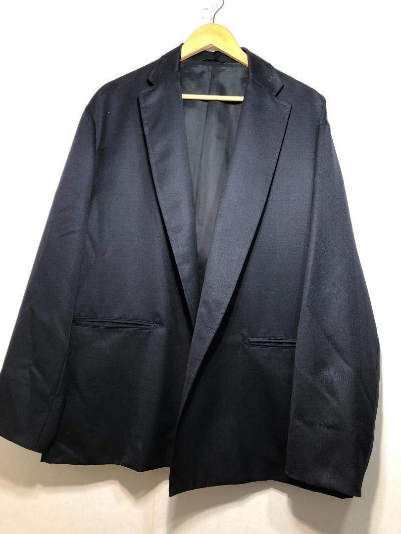 519030 blurhms Wool Mohair Cardigan Jacket 4 ウール モヘヤ カーディガン ジャケット テーラード ダークネイビー BHS23F009Mo ブラームス