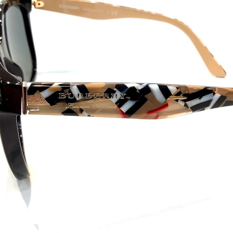 BURBERRYサングラス B4270-F /55□18 140ノバチェック柄【中古】KB