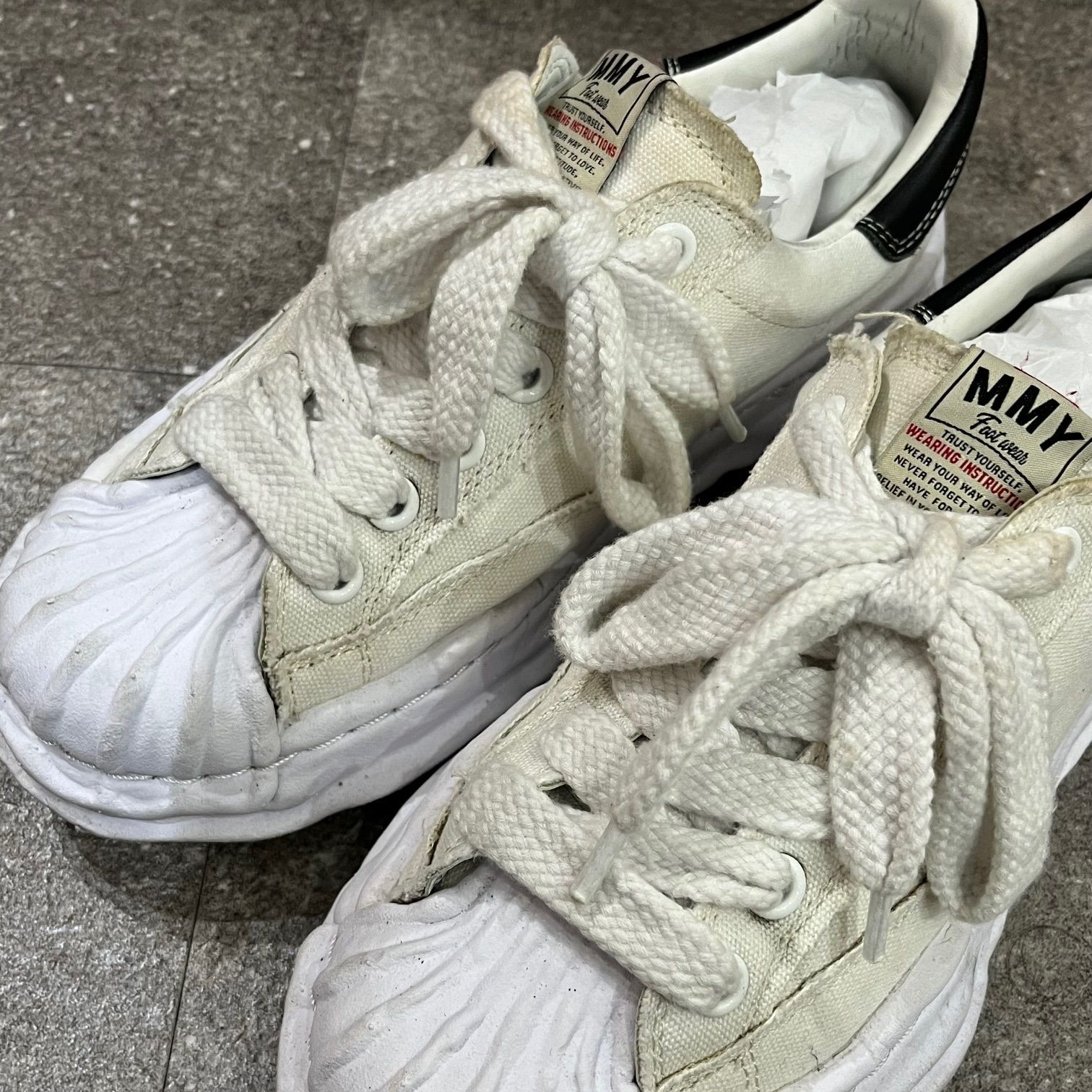 定価35200円 Maison MIHARA YASUHIRO BLAKEY low A08FW735 ブレイキー 
