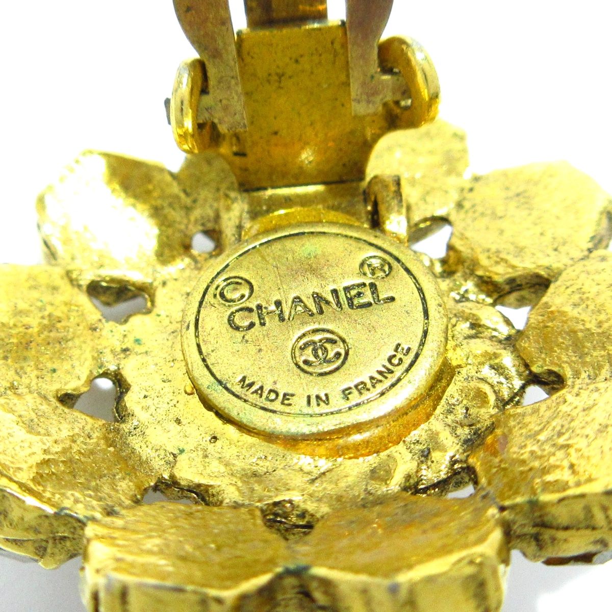 日本売上シャネル CHANEL イヤリング 金属素材×フェイクパール ゴールド×アイボリー 26 アクセサリー（耳） イヤリング