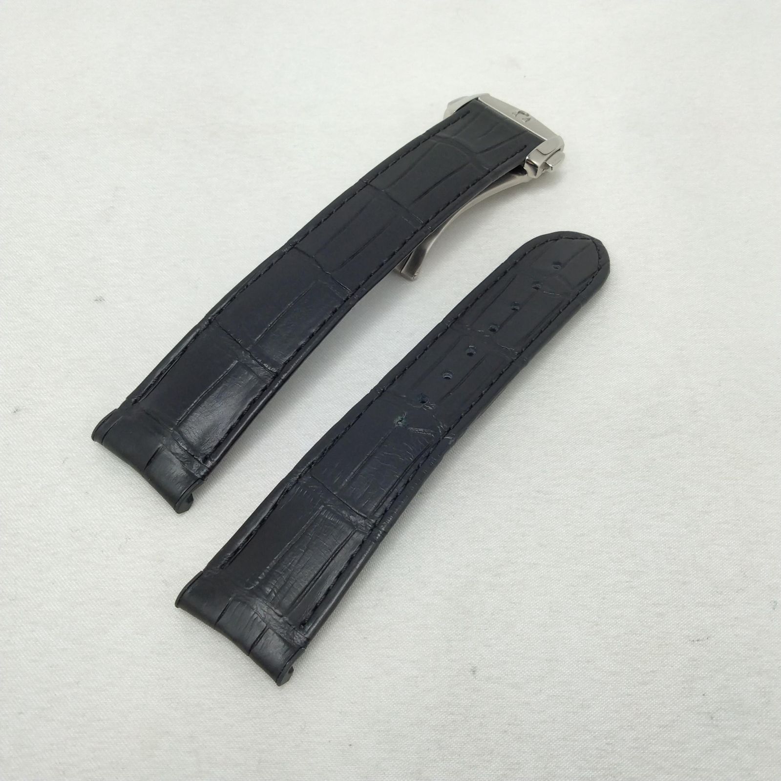 ️OMEGA ️オメガ 純正 アリゲーターストラップ 時計ベルト ブラック