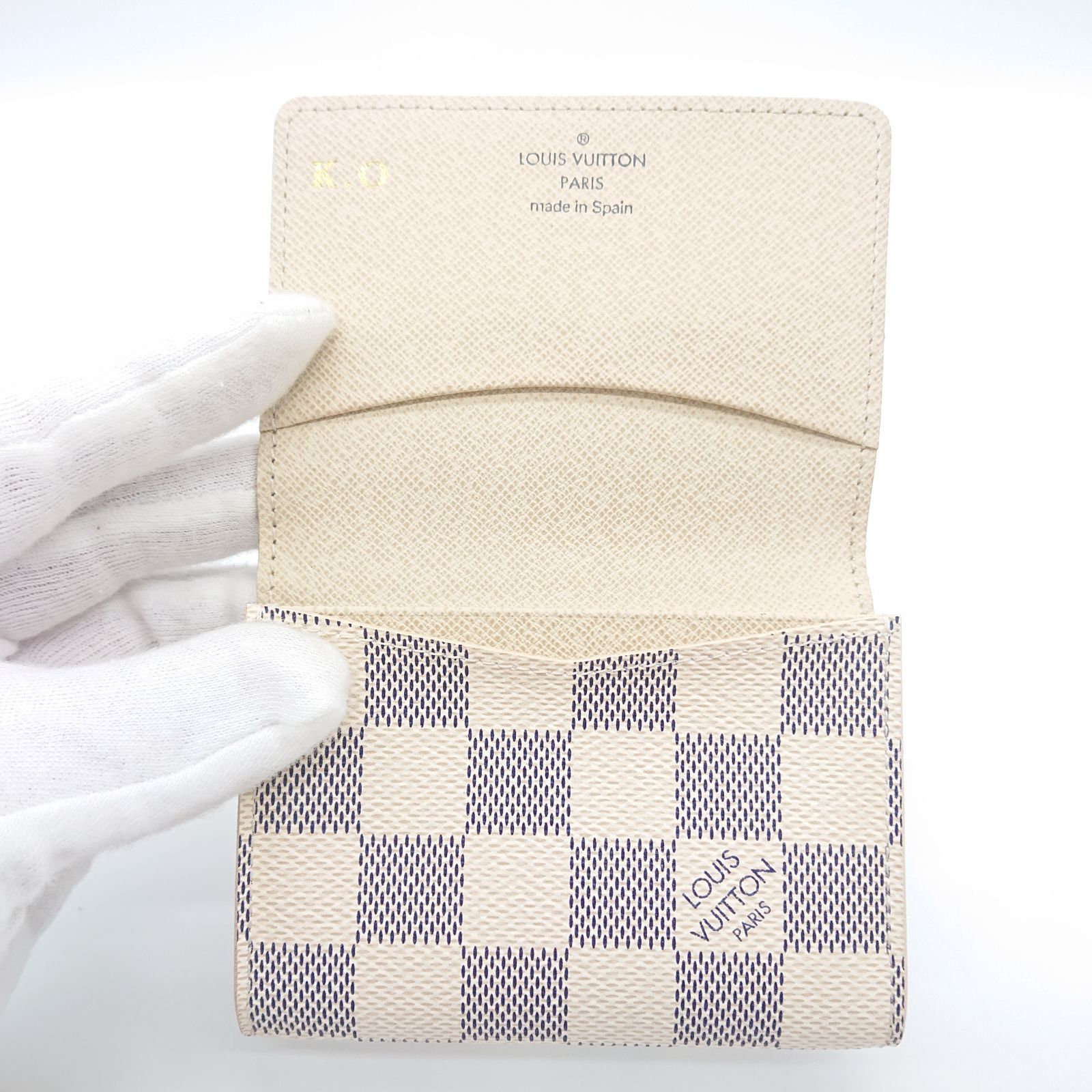 美品】LOUIS VUITTON ルイ ヴィトン 名刺入れ ダミエアズール