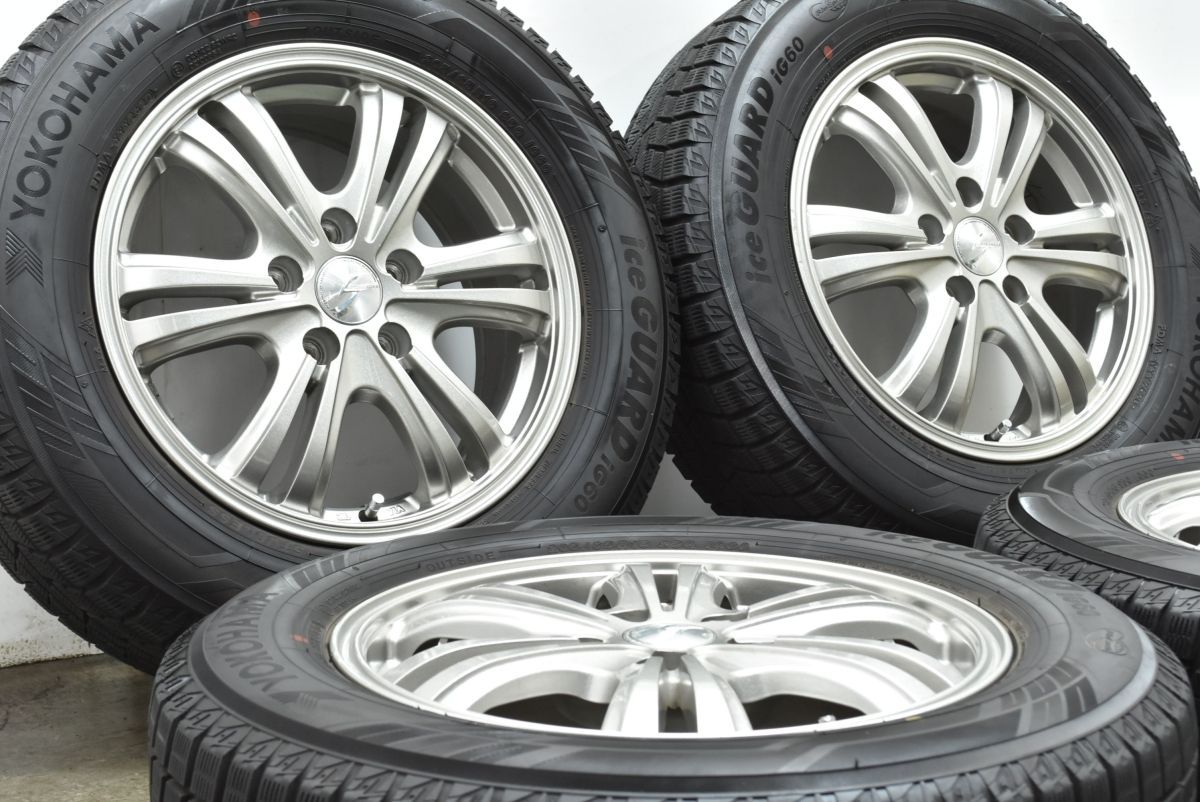 バリ溝 ストレンジャー 16in 6.5J 48 PCD114.3 ヨコハマ アイスガード iG60 205|65R16 ヤリスクロス エスティマ C28セレナ CX-30 MPV