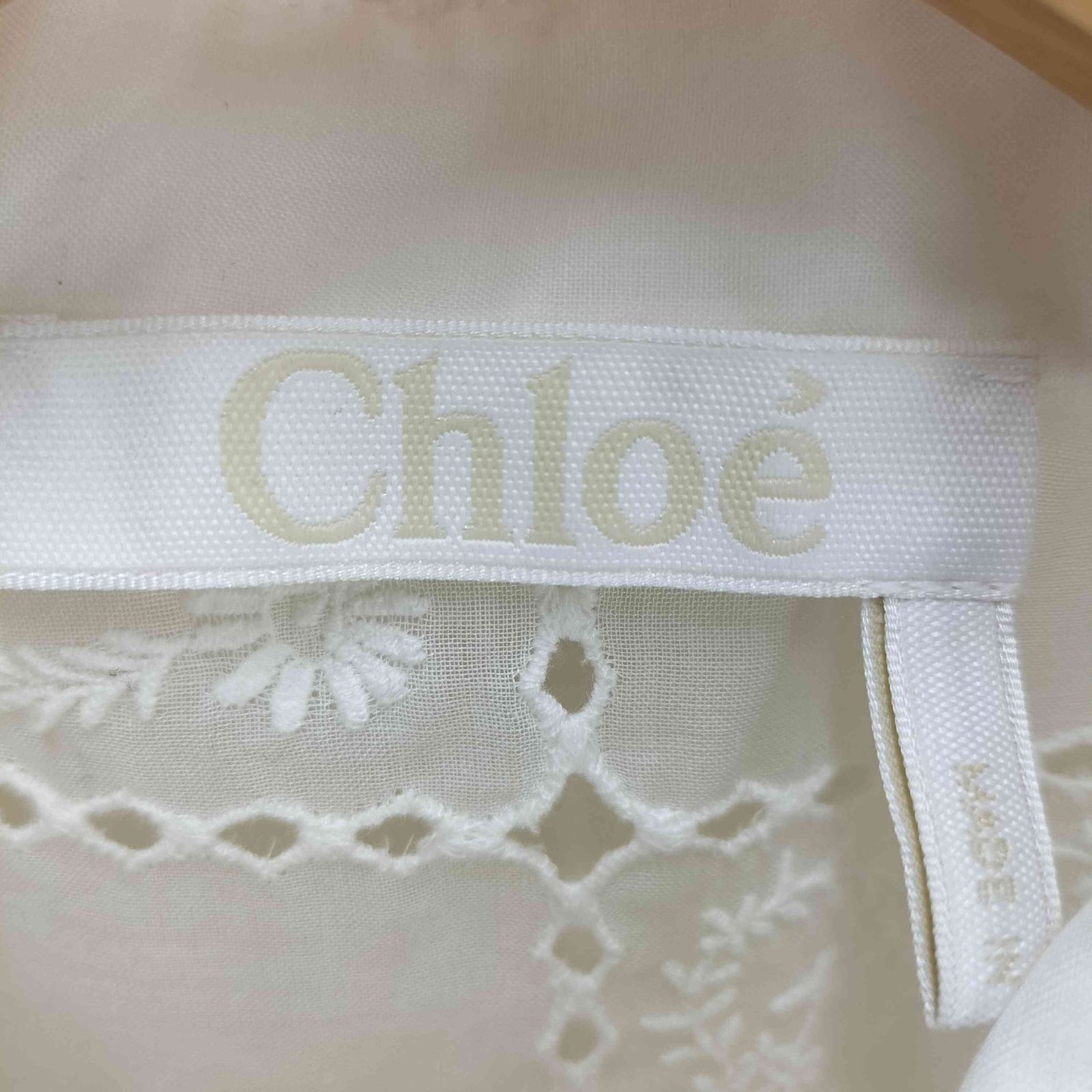 クロエ Chloe S/S レース ブラウス レディース DE：36 - メルカリ
