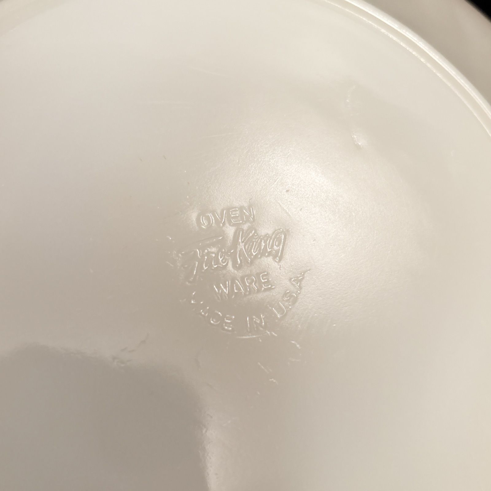 ファイヤーキング（Fireking）アニバーサリー ミルクガラス ディナー