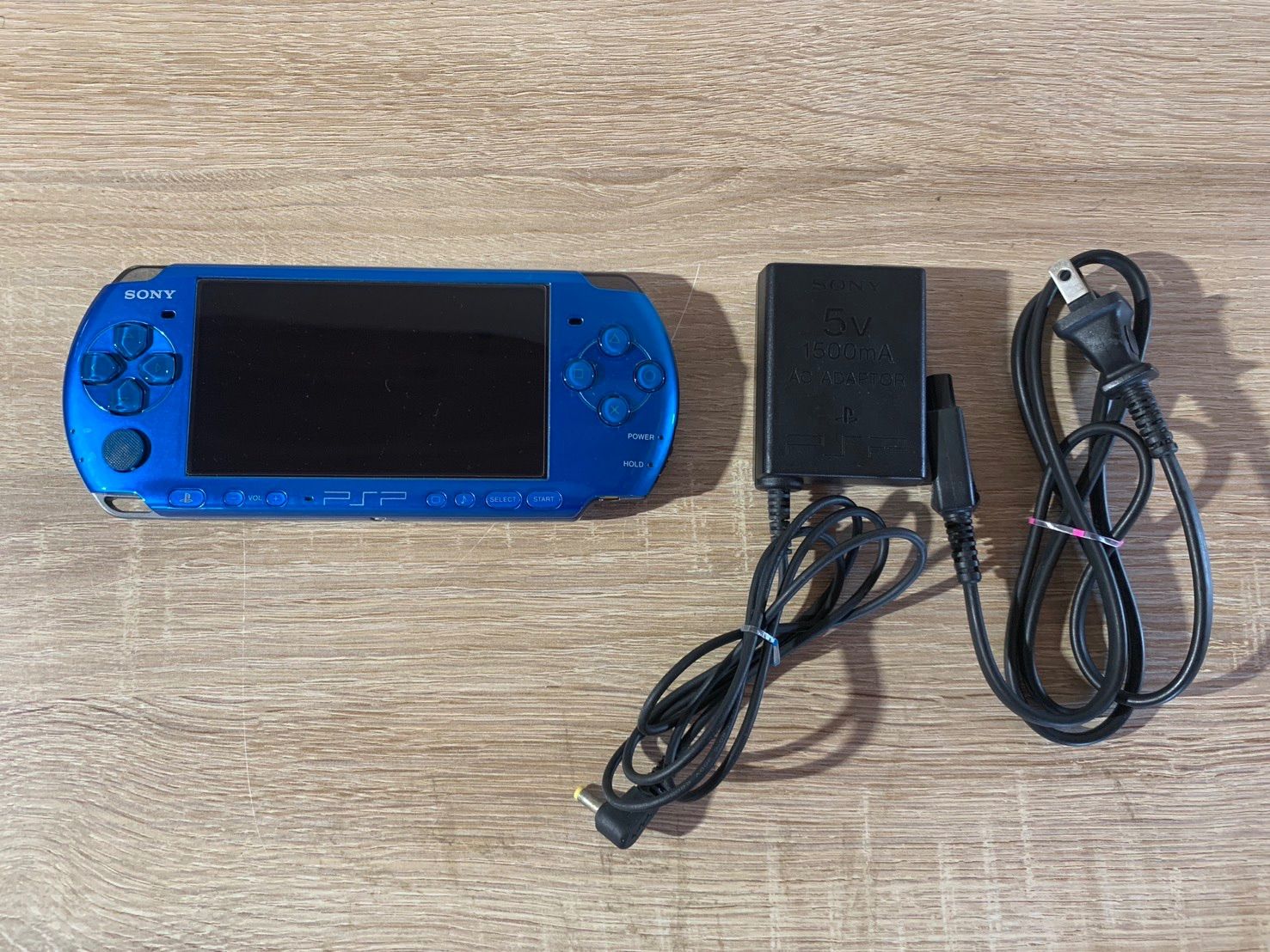 5855 PlayStation ポータブル PSP 3000 バイブラントブルー 動作 済み