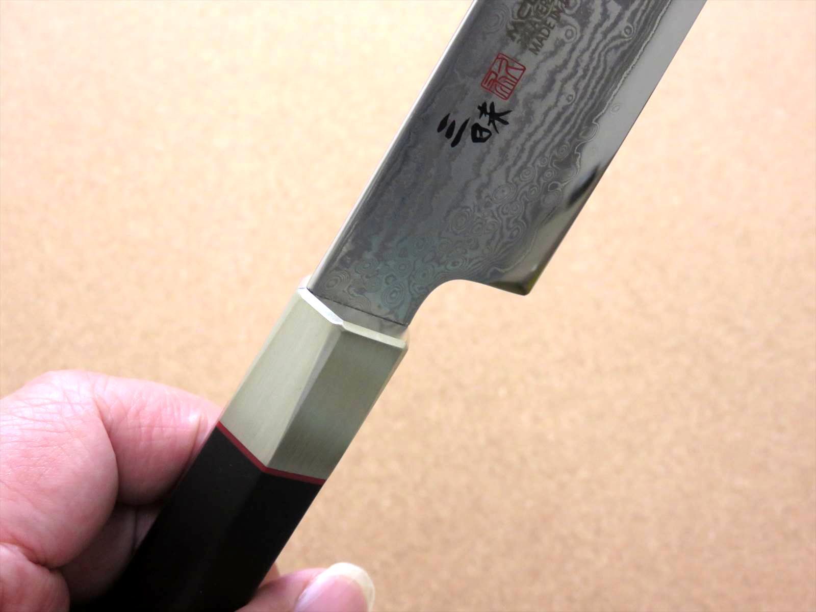 関の刃物 筋引包丁 240mm 三昧 ハイブリッド スプラッシュ ダマスカス