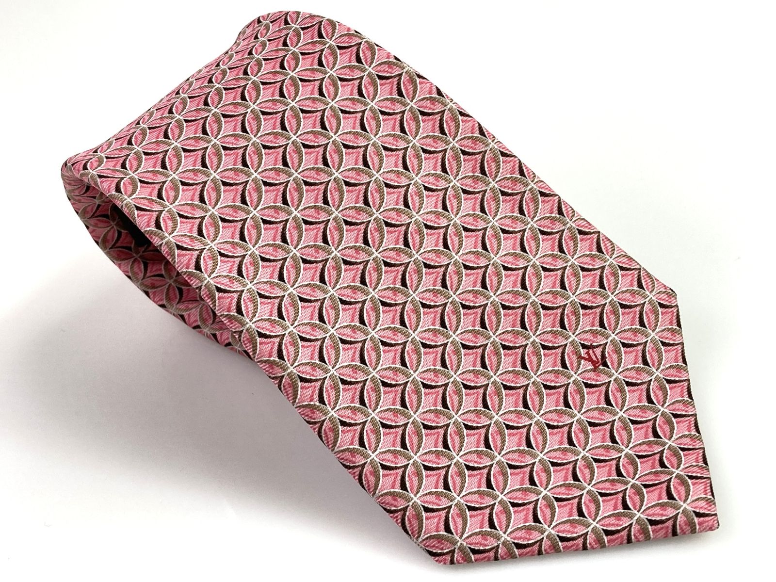 美品 ルイ・ヴィトン Louis Vuitton シルクネクタイ 剣先：9.5cm