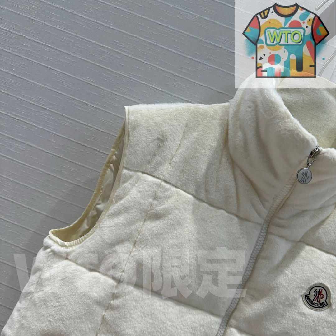 Moncler ホワイト ダウンベスト レディース｜本日限定特価｜新品