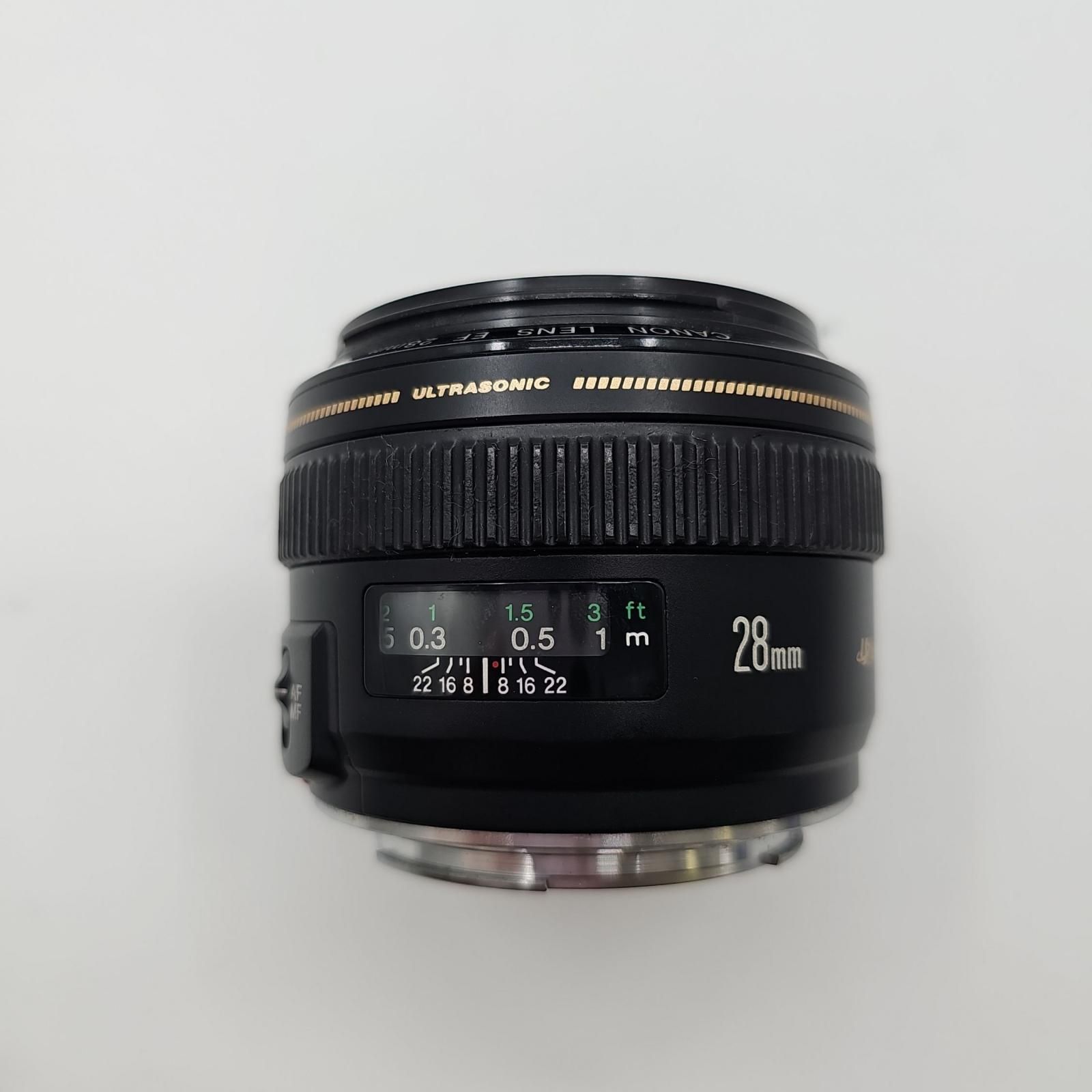 中古】 【難あり品】 キヤノン EF28mm F1.8 USM 【交換レンズ】 Canon