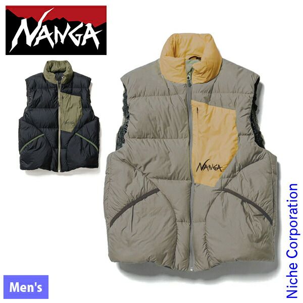 新品】 ナンガ マゼノリッジベスト (ND2441-1N403-C) (BK