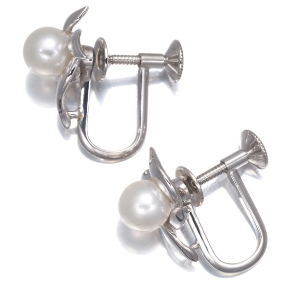 ミキモト イヤリング パール 真珠 5.6mm シルバー 176971 FORTGASGNV_COM_BR