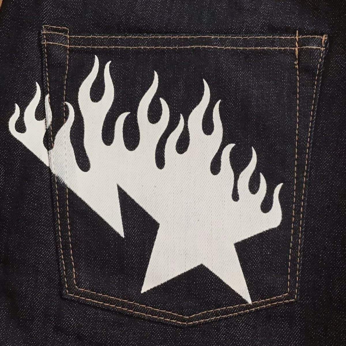 Fire BAPESTA デニム パンツ Mサイズ a bathing ape BAPE sta denim 