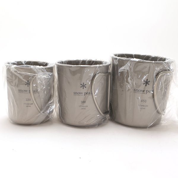 snow peak 限定カラー チタンマグ 220・300・450・600ml 廃盤の