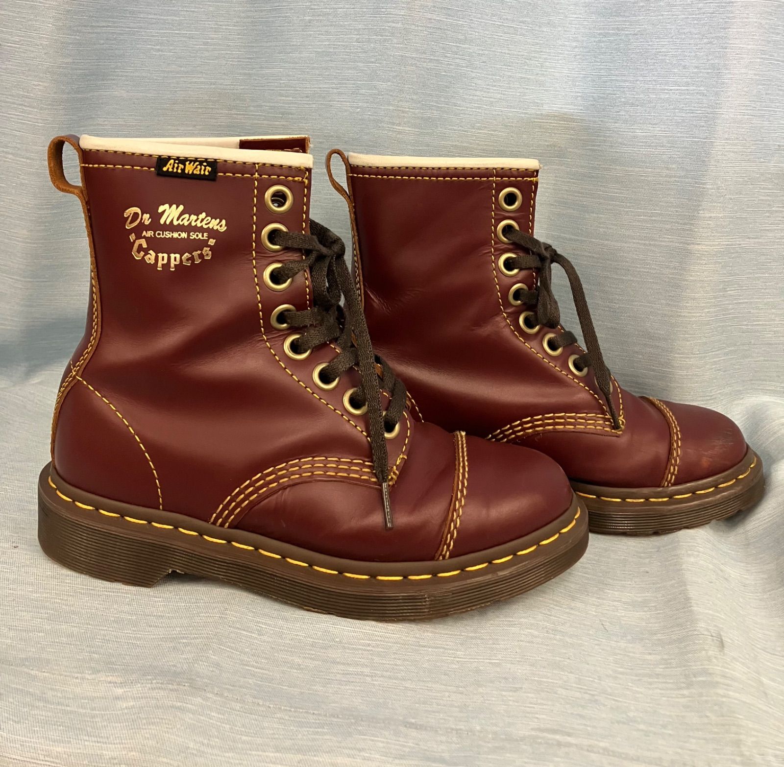 美品】ドクターマーチン Dr.Martens cappers ブラウンシューズ丈ロング