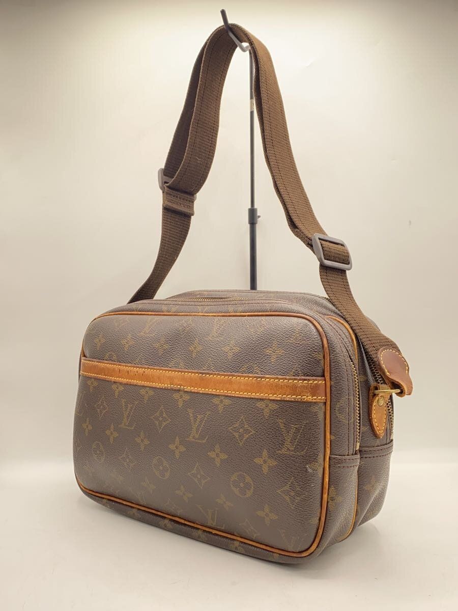 LOUIS VUITTON リポーターPM_モノグラム・キャンバス_BRW PVC ブラウン M45254 - メルカリ