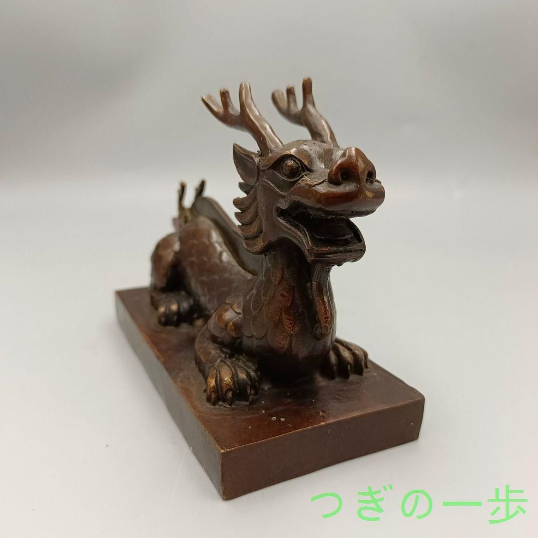 竜頭 押し切り 正義 化身 工芸品 美術品 置物 竜頭 押し切り 正義 化身 工芸品 美術品 置物 - メルカリ