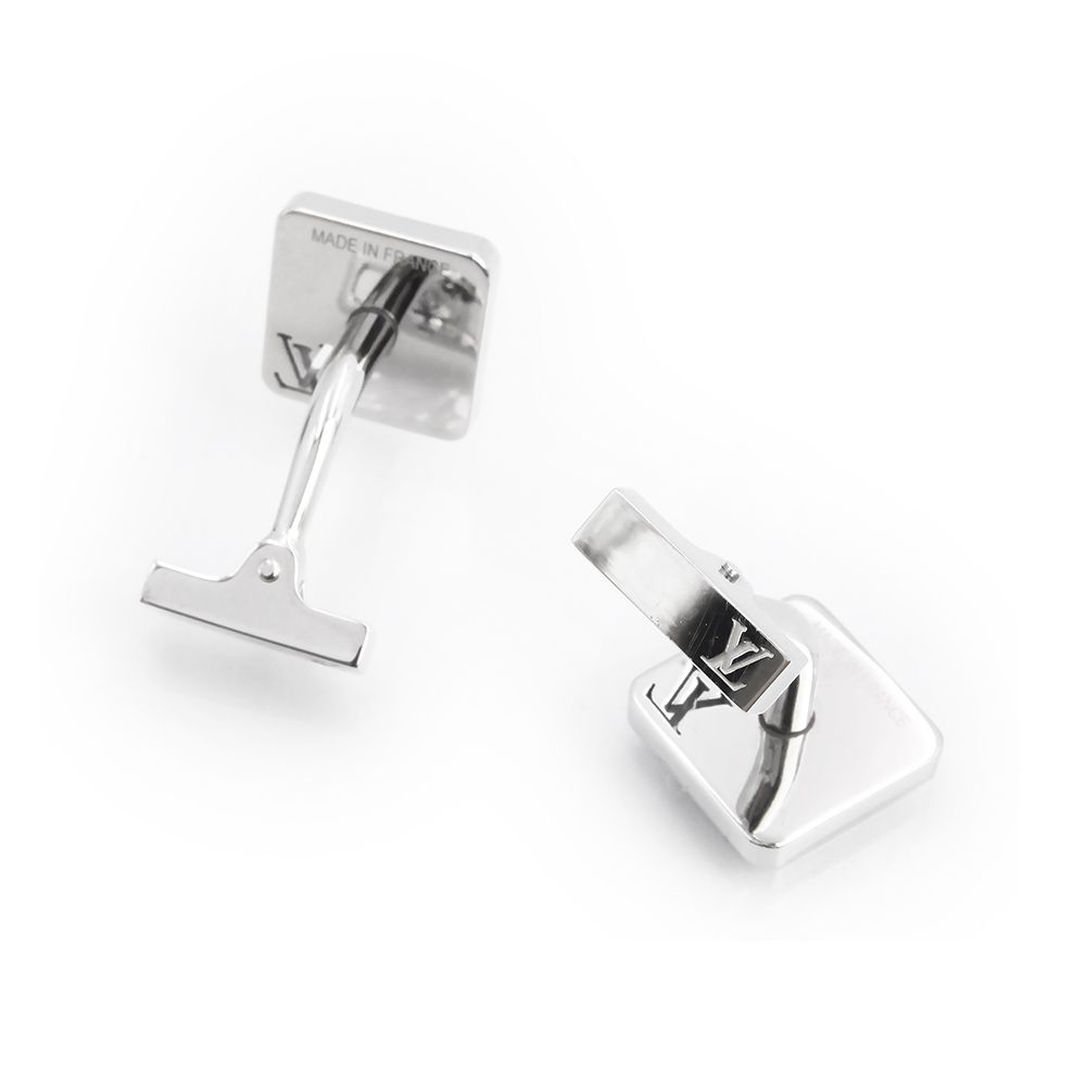 LOUIS VUITTON カフリンクス　ブトン　ドゥ　マンシェット　シルバー LOUIS VUITTON 並行輸入 ルイヴィトン カフスボタン Louis