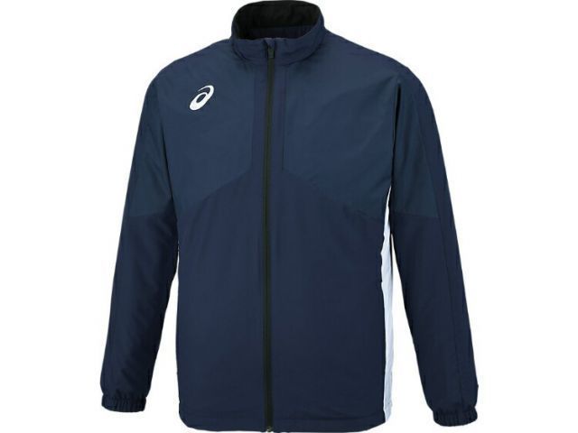 asics アシックス TEAM WINDBREAKER JKT(B-PA ピーコート S 2031E057 401 | スポーツウェア スポーツ 衣類 ウエア ウェア 男性 メンズ アウター トップス 防寒 保温 ベーシック トリコット仕様 再帰反射 万