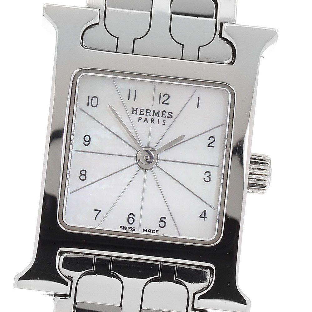 エルメス HERMES HH1.110 Hウォッチ ミニ クォーツ レディース_884122