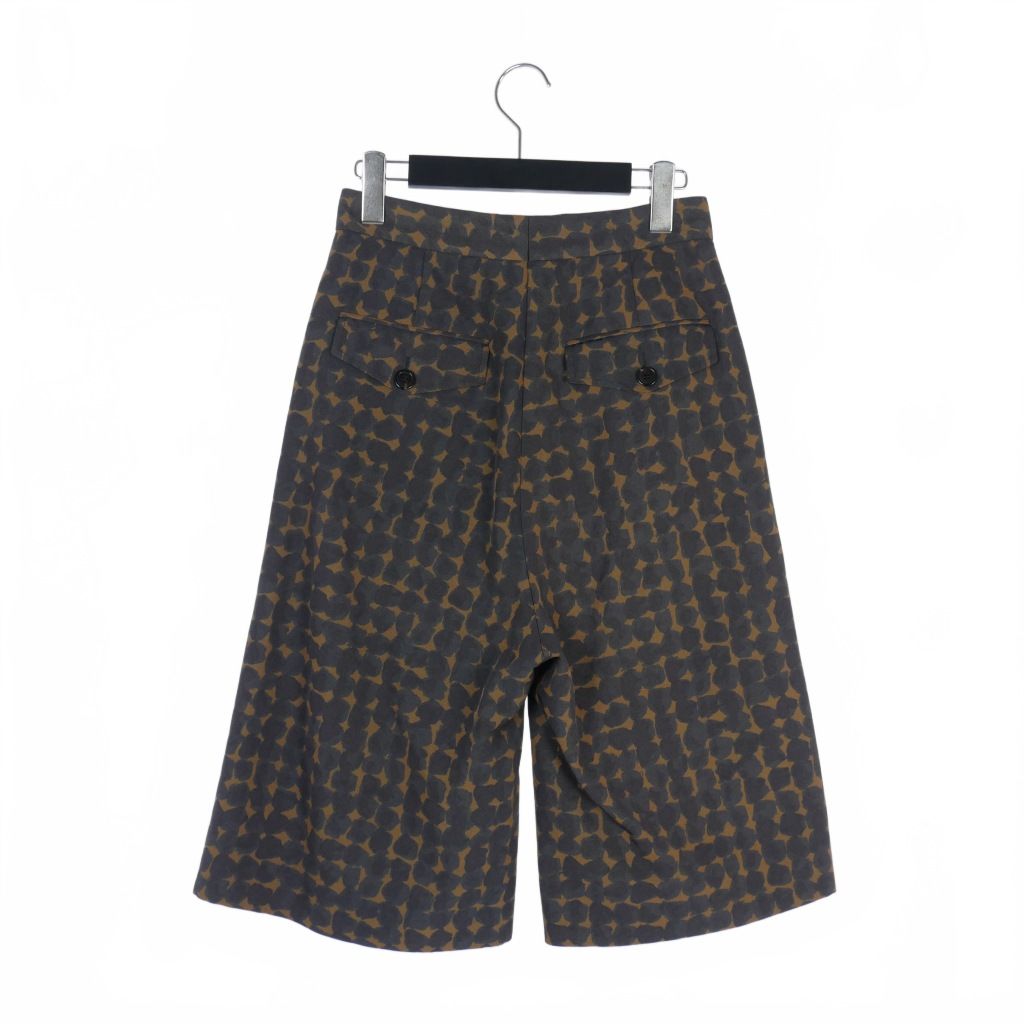 ドリスヴァンノッテン DRIES VAN NOTEN 総柄 クロップドパンツ