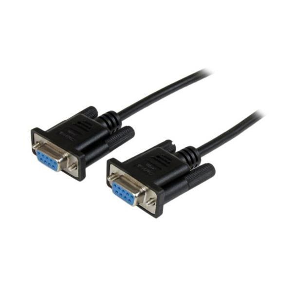 まとめ StarTech.com RS232Cシリアルクロス 2m メス DB-9 D-Sub9ピン SCNM9FF2MBK 1本 ×5セット