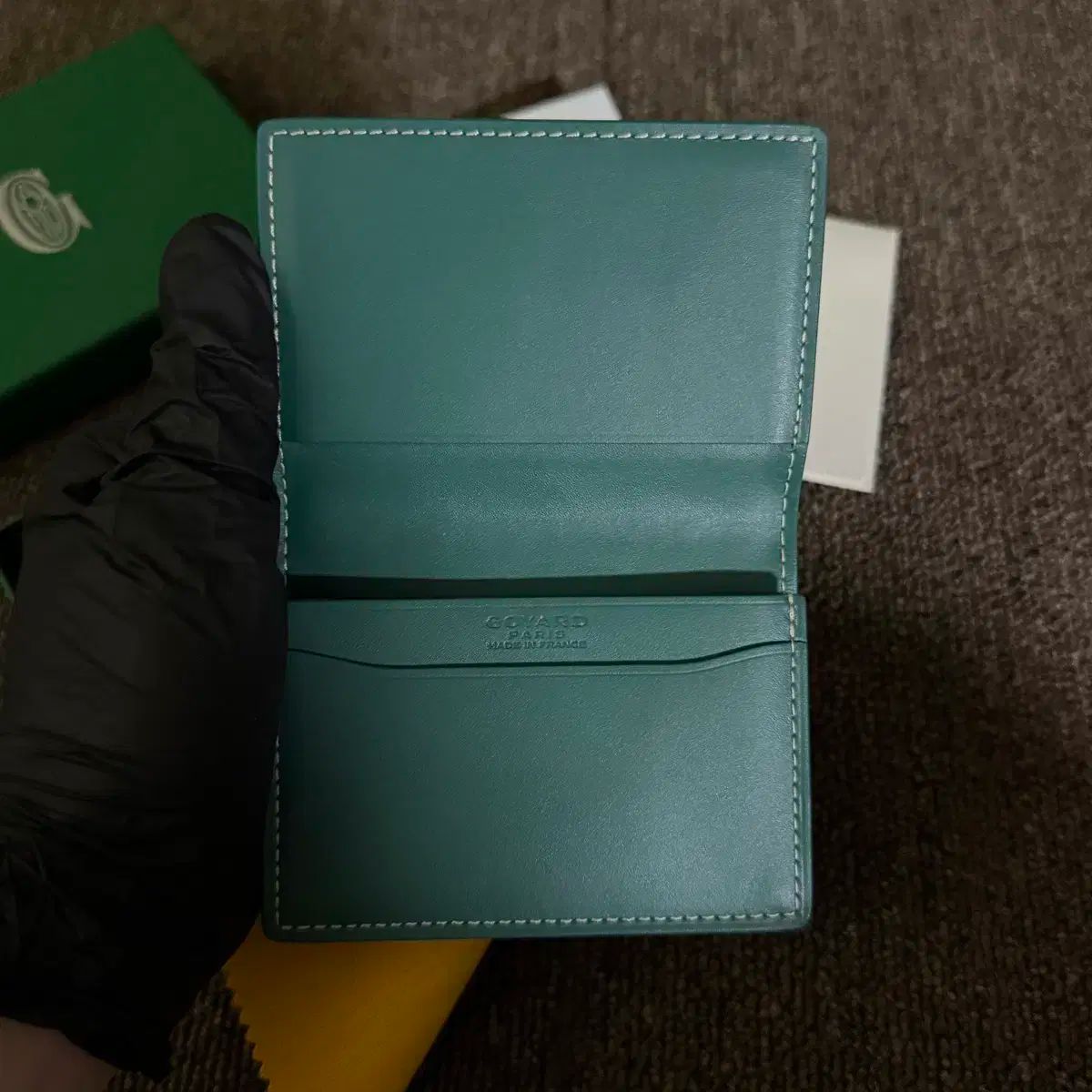 正規品 Goyard(ゴヤール) ゴヤール ヴィクトワール グリーン 二つ折り