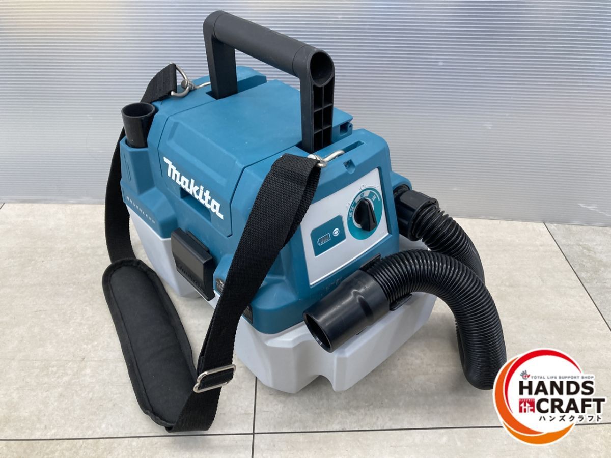 マキタ 集じん機 18V 7.5L 乾湿両用 本体 ワイドノズル サッシノズル バッテリー別 VC750DZ makita
