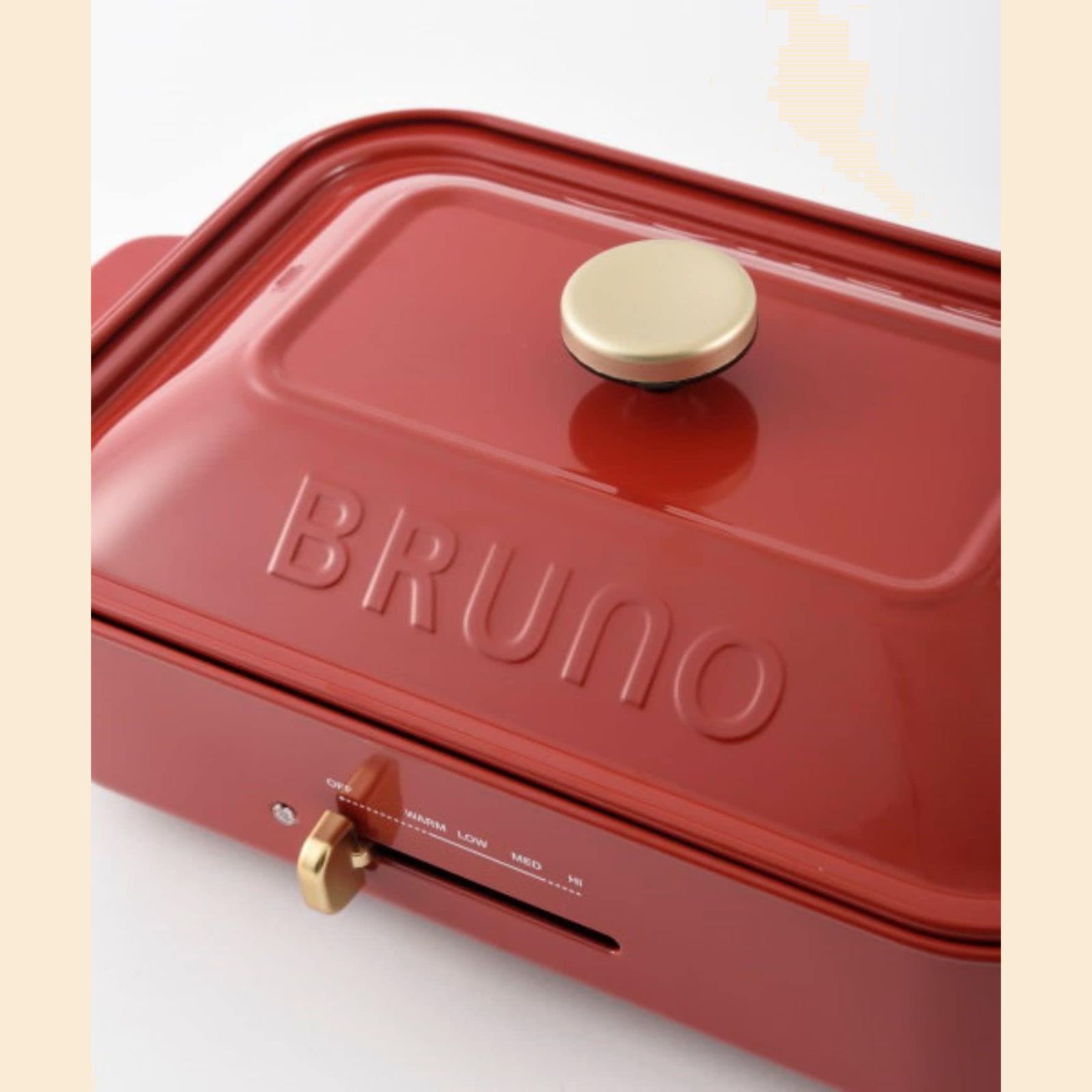 特価商品BRUNO ブルーノ コンパクトホットプレート 本体 プレート5種たこ焼き セラミックコート鍋 平面 グリル マルチ グラスリッド レシピブック付き  おしゃれ かわいい これ1台 蓋 ふた付き 1200w 温度調節 洗いやすい 1人 2人 3人 用 くらし快適ショップ メルカリ