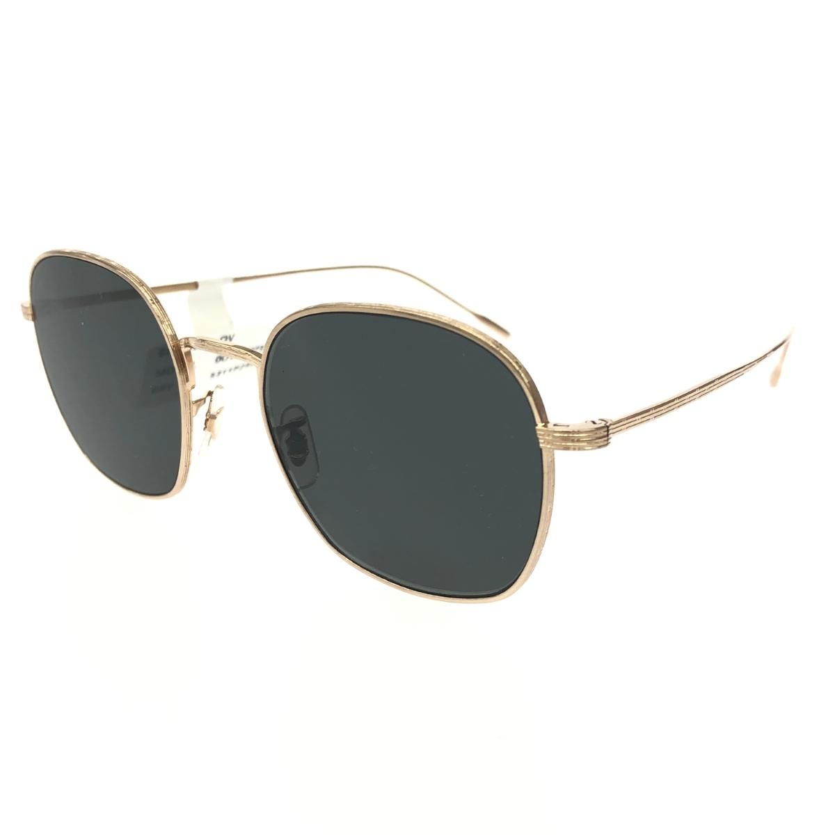 OLIVER PEOPLES オリバーピープルズ サングラス ブラック|ゴールド ユニセックス スクエアシェイプ 241014003604